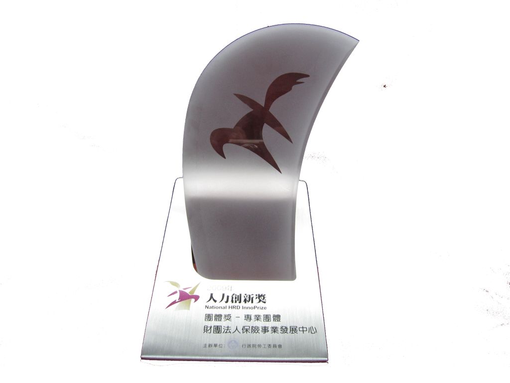 榮獲2009年「人力創新獎」專業團體獎項
