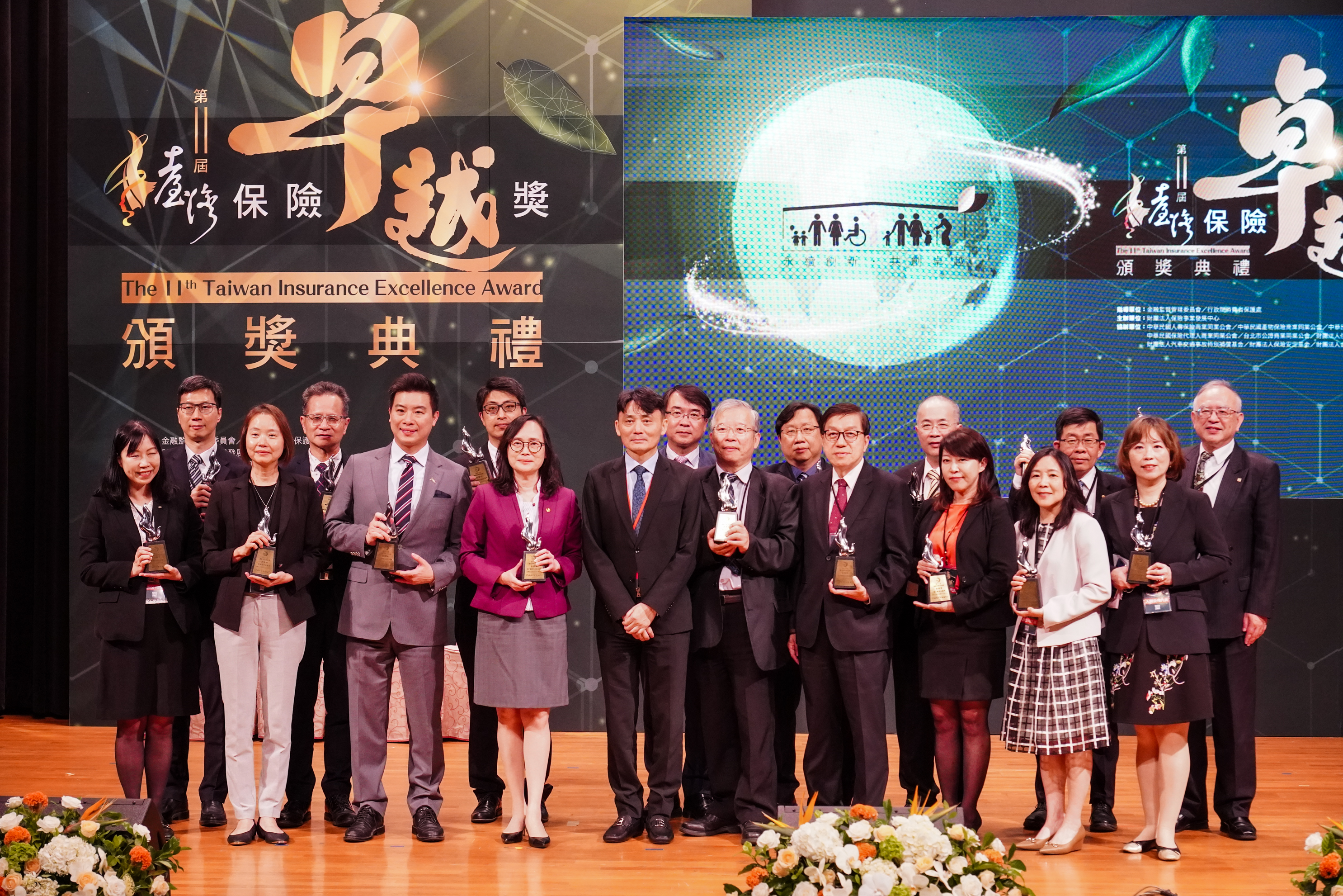 所有銀質獎得獎者合影